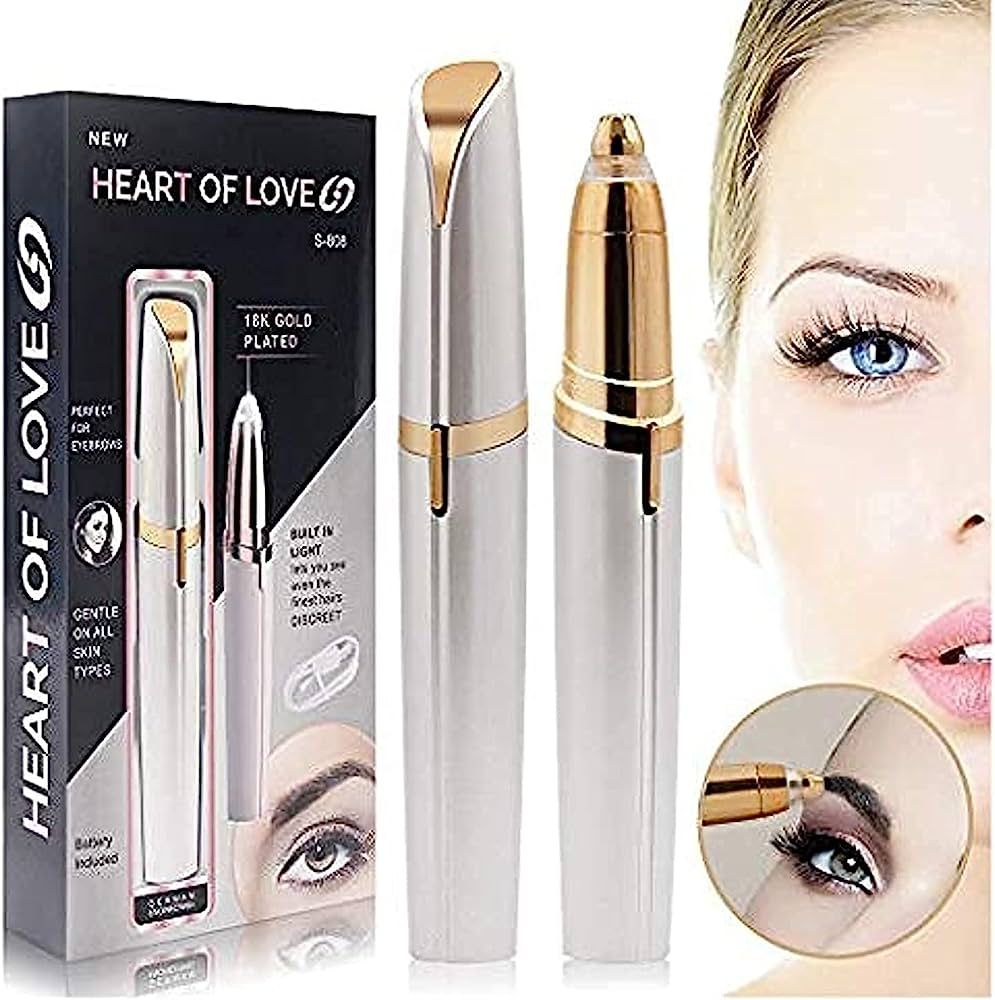 Flawless Brows With 18K Gold Plated Eyebrow Hair Removal