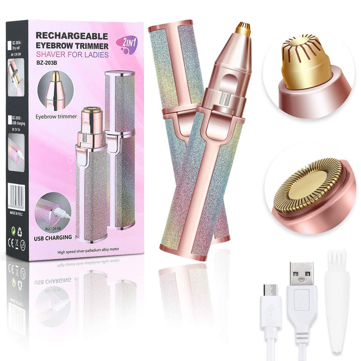 Blawless Rechargeable 2 in 1 Eyebrow Trimmer
