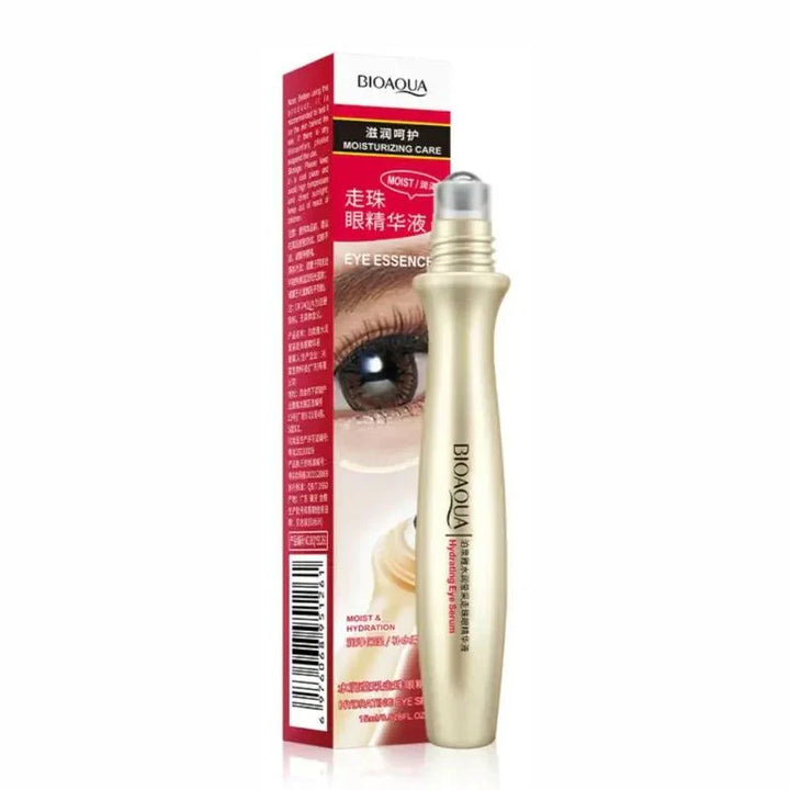 BIOAQUA Eye Roll Ball Eye Esence Roller Anti Wrinkle Remove Dark Circles, 15ml