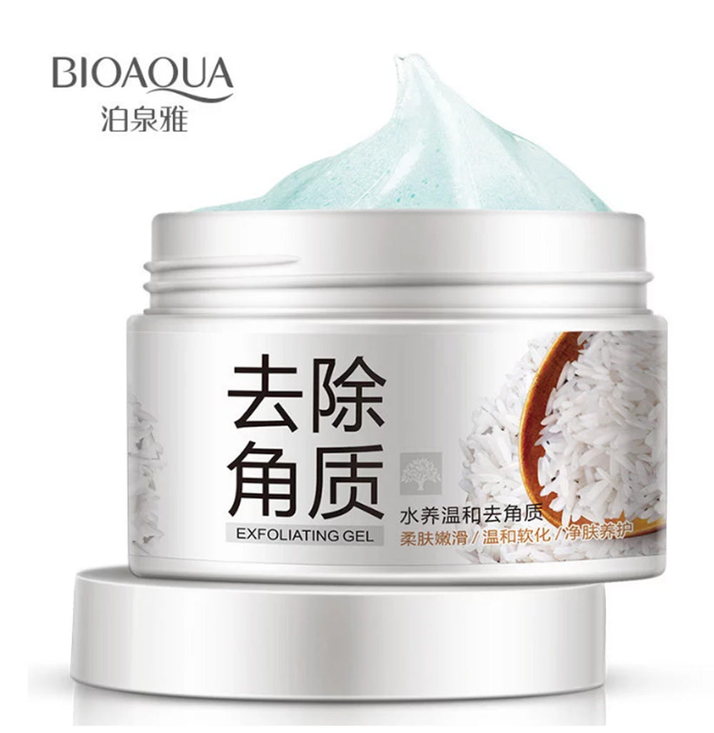 BIOAQUA Brightening & Exfoliating Rice Gel Face Scrub 140G