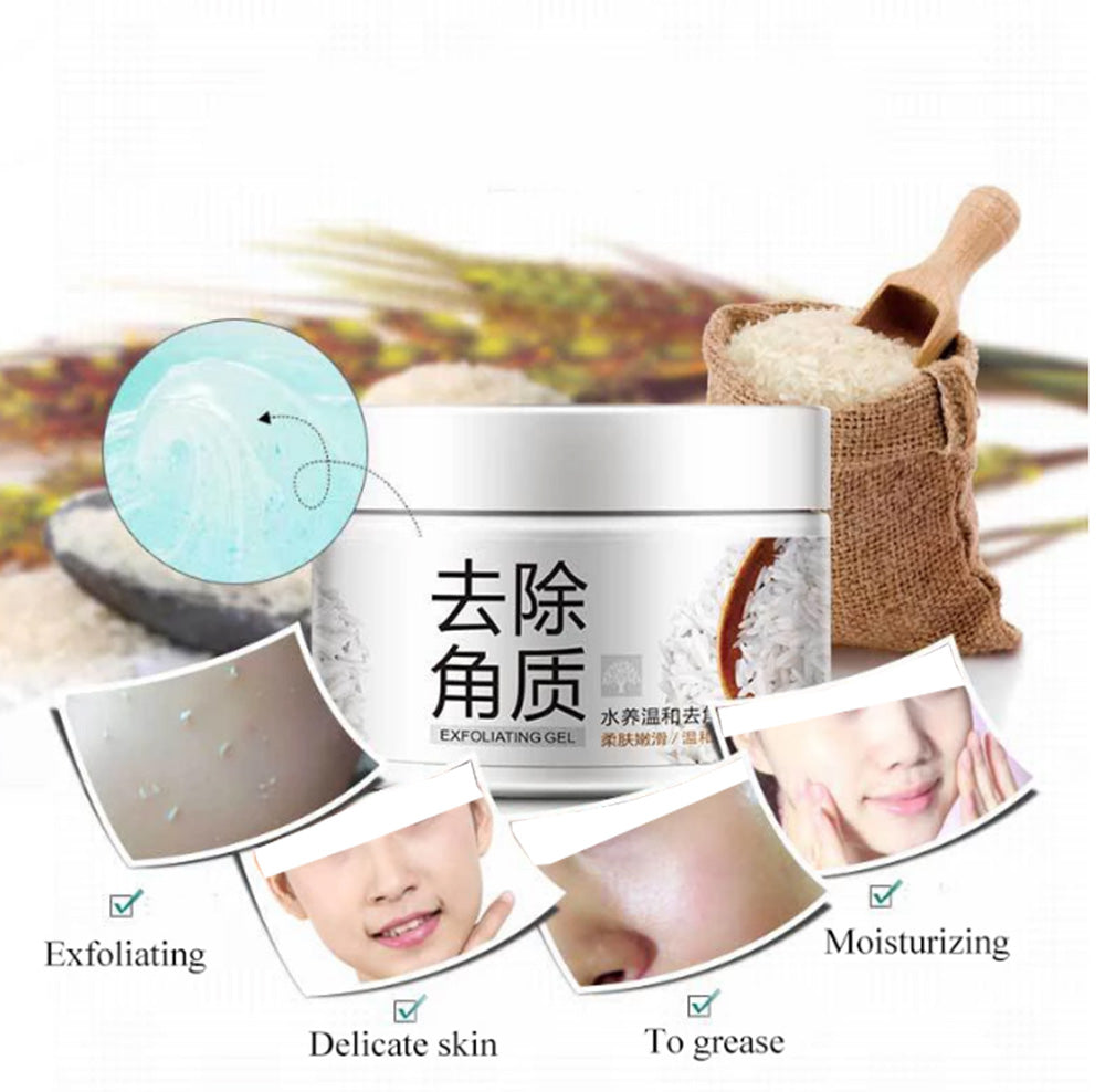 BIOAQUA Brightening & Exfoliating Rice Gel Face Scrub 140G