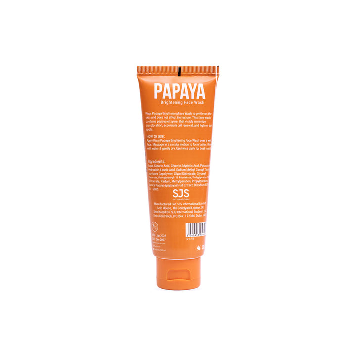 Rivaj UK- Brightening Face Wash Papaya Extract 100ml