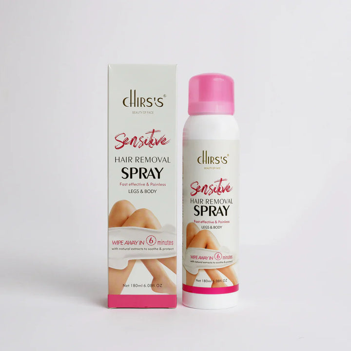 Chirs's Sensitive Hair Removal Spray Fast Effective & Painless For Legs & Body 180ML
