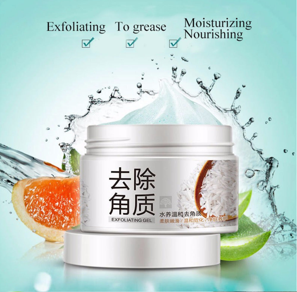 BIOAQUA Brightening & Exfoliating Rice Gel Face Scrub 140G