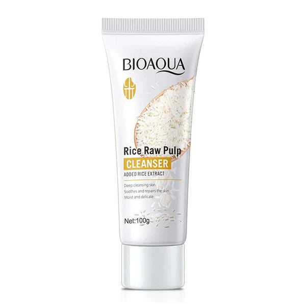 BIOAQUA RICE Face Wash RAW PULP CLEANSER 100g