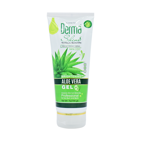 DERMA SHINE ALOE VERA GEL Pure Organic face Wash 200g