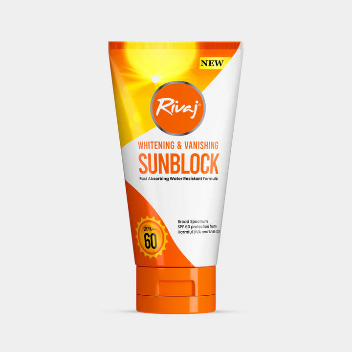 RIVAJ Whitening & Vanishing SPF60 Sunblock