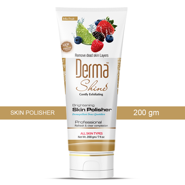 Derma Shine Whitening Skin Polisher Removes dead skin layers 200G