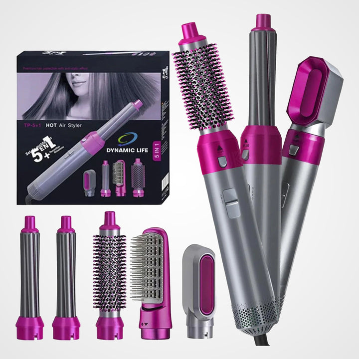 "5-in-1 Multifunctional Hair Dryer & Styling Tool | Original, All-in-One Blow Dryer, Curler & Straightener"