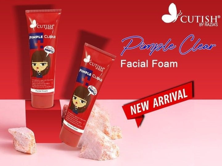 Cutish Pimple Clear Facial Foam - 100g