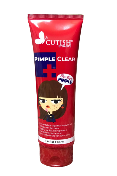 Cutish Pimple Clear Facial Foam - 100g